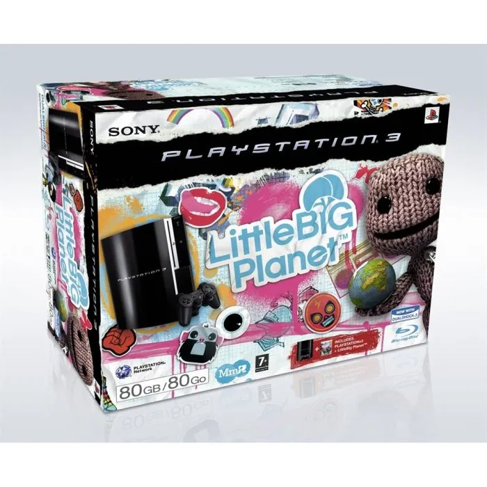 Console Sony PlayStation 3 - 80 Go - Noir - Bundle Little Big Planet Reconditionné Sony reconditionné disponible sur Cdiscount Seconde Vie