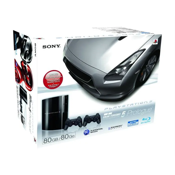 Console Sony PlayStation 3 / PS3 - 80 Go - Noir - Bundle GT 5 Prologue - 2ème manette Dual Shock 3 Reconditionné - 150,00 € Console Sony PlayStation 3 / PS3 - 80 Go - Noir - Bundle GT 5 Prologue - 2ème manette Dual Shock 3 Reconditionné Sony reconditionné disponible sur Cdiscount Seconde Vie | Dero