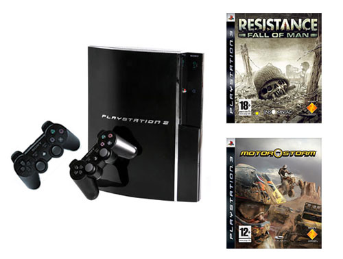 Console Sony PlayStation 3 - PS3 + Motor Storm + Resistance - Fall of man État correct Sony reconditionné disponible sur Fnac