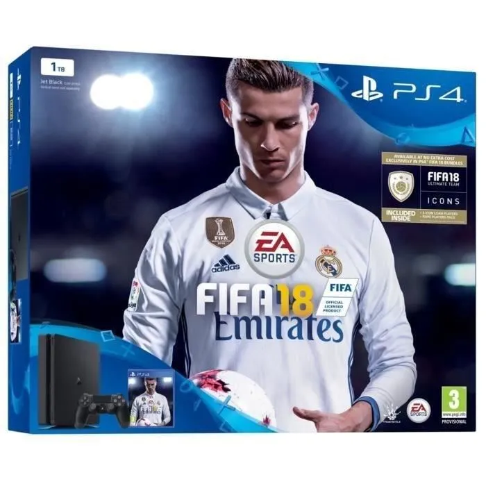 Console Sony PlayStation 4 Slim 1 To + Manette + Fifa 2018 - Noir - Reconditionné - Excellent état Reconditionné - 259,99 € Console Sony PlayStation 4 Slim 1 To + Manette + Fifa 2018 - Noir - Reconditionné - Excellent état Reconditionné Sony reconditionné disponible sur Cdiscount Seconde Vie
