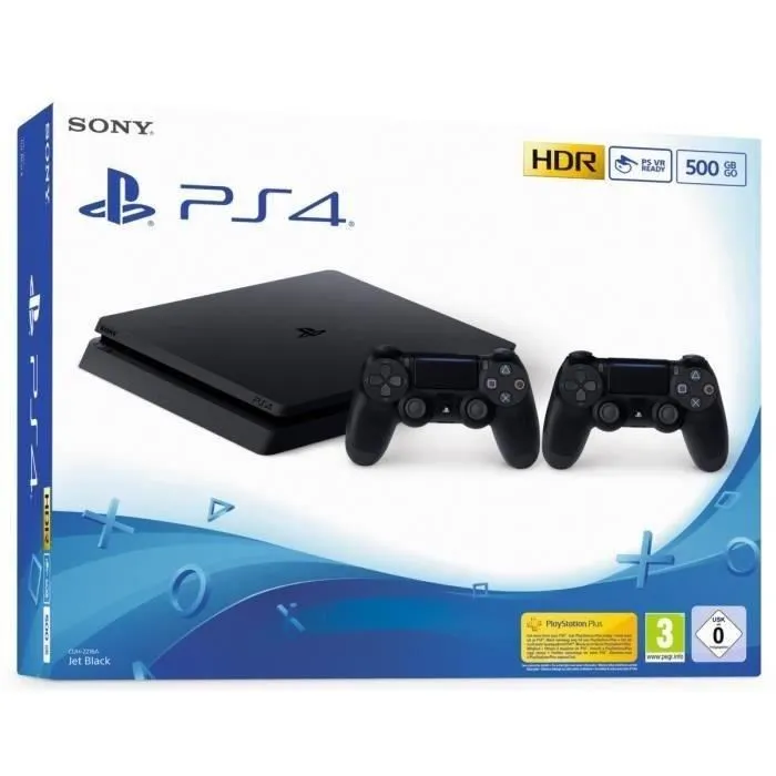 Console Sony PlayStation 4 Slim 500 Go + 2e DualShock 4 - Noir - Reconditionné - Excellent état Reconditionné - 179,99 € Console Sony PlayStation 4 Slim 500 Go + 2e DualShock 4 - Noir - Reconditionné - Excellent état Reconditionné Sony reconditionné disponible sur Cdiscount Seconde Vie