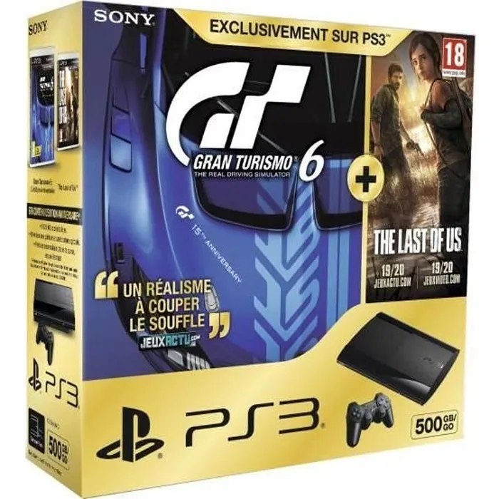 Console Sony PS3 Ultra Slim 500 Go + Gran Turis… Reconditionné - 160,00 € Console Sony PS3 Ultra Slim 500 Go + Gran Turis… Reconditionné Sony reconditionné disponible sur Cdiscount Seconde Vie | Dero