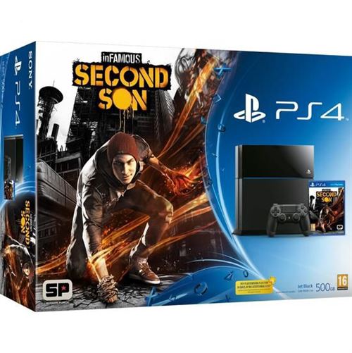 Console Sony PS4 + inFamous Second Son État correct Sony reconditionné disponible sur Fnac