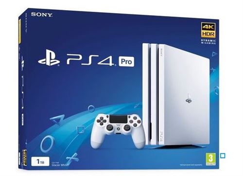 Console Sony PS4 Pro 1 To Blanc État correct Sony reconditionné disponible sur Fnac