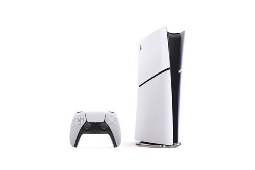 Console Sony PS5 Slim Edition Digital Blanc et Noir État correct Sony reconditionné disponible sur Fnac