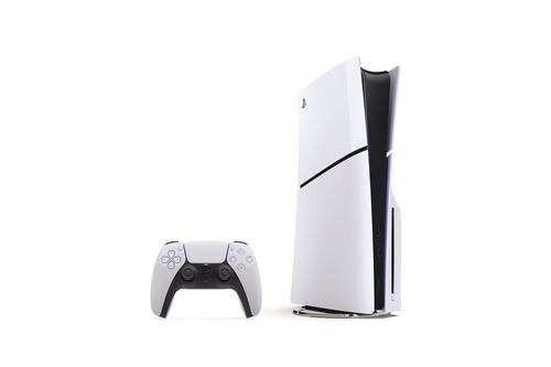Console Sony PS5 Slim Edition Standard Blanc et Noir État correct Sony reconditionné disponible sur Fnac