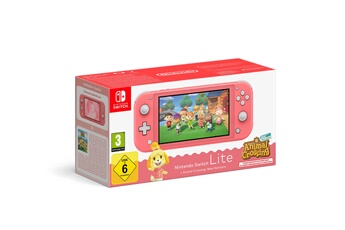 Console Switch Lite Corail + Animal Crossing NH Bon état Nintendo reconditionné disponible sur Darty