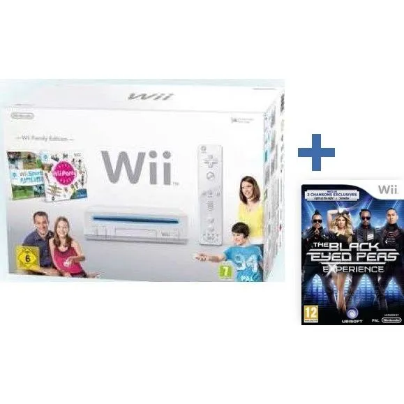 Acheter Console Wii Family Edition Blanche - Nintendo - Pack avec Wii Party Wii Sports Black Eyed Peas Experience refurbished - 169,90 € Console Wii Family Edition Blanche - Nintendo - Pack avec Wii Party Wii Sports Black Eyed Peas Experience refurbished reconditionné disponible sur Cdiscount Seconde Vie