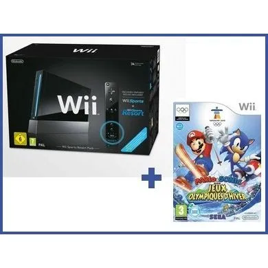Console Wii Noire - Nintendo - Sports Resort+Mario & Sonic JO Reconditionné - 140,00 € Console Wii Noire - Nintendo - Sports Resort+Mario & Sonic JO Reconditionné reconditionné disponible sur Cdiscount Seconde Vie
