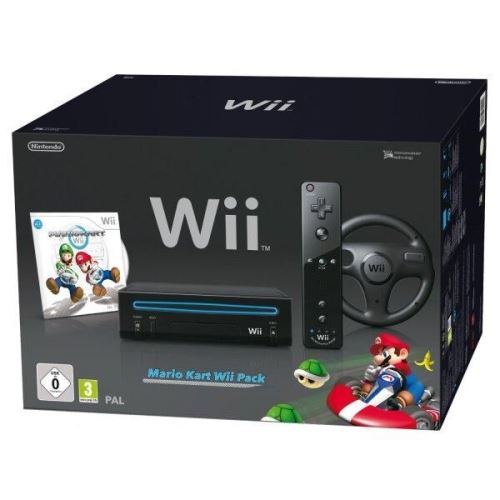 Console Wii noire Nintendo + Wiimote Plus + Mario Kart Wii + Volant État correct Nintendo reconditionné disponible sur Fnac
