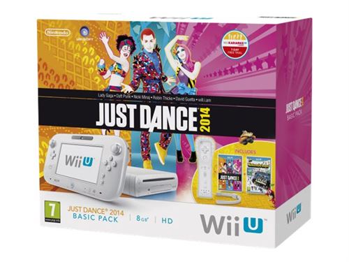 Console Wii U Basic Pack blanche 8 Go Nintendo + Just Dance 2014 État correct N/A reconditionné disponible sur Fnac