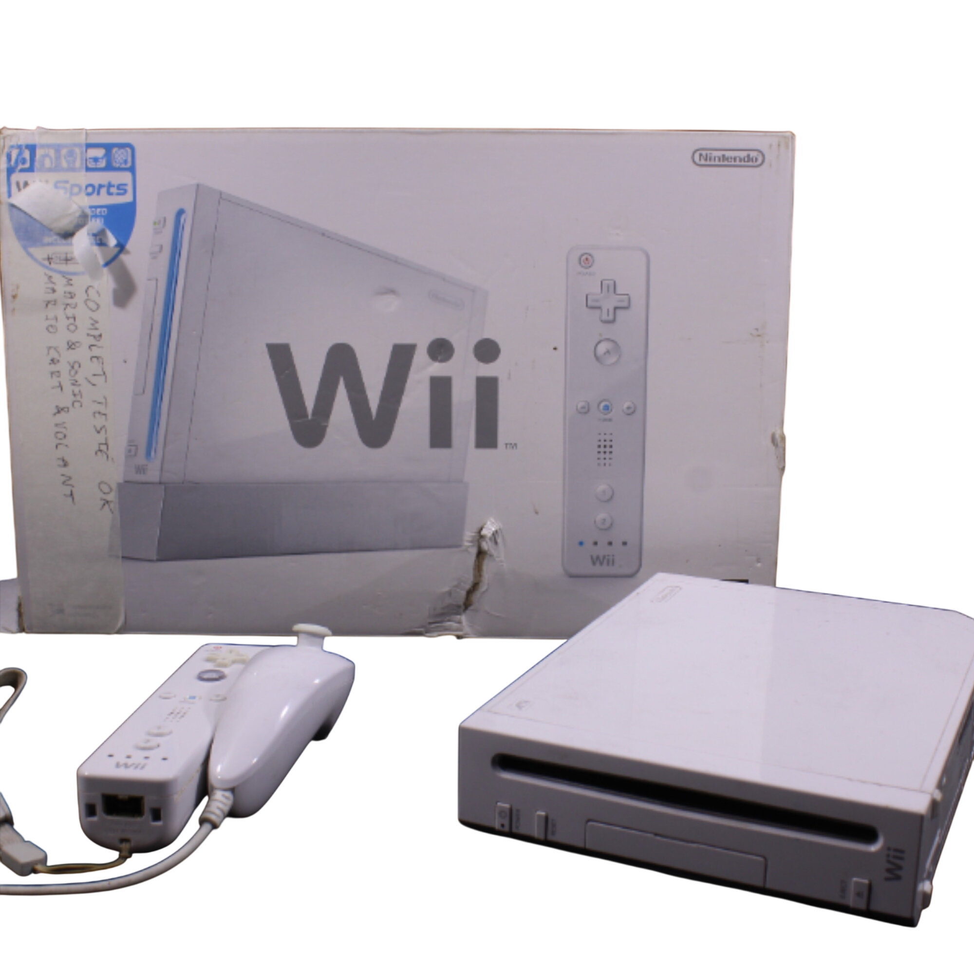 Acheter Console WII + volant et jeu Mario Kart - Nintendo Bon état - 88,00 € Console WII + volant et jeu Mario Kart - Nintendo Bon état reconditionné disponible sur Label Emmaüs