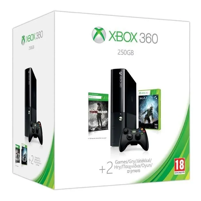 Console XBOX 360 250 Go + Jeu Halo 4 + Tomb Raider Reconditionné - 249,90 € Console XBOX 360 250 Go + Jeu Halo 4 + Tomb Raider Reconditionné Microsoft reconditionné disponible sur Cdiscount Seconde Vie | Dero