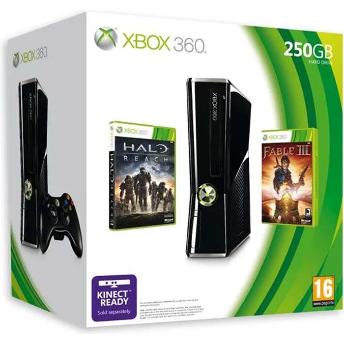 Console Xbox 360 250 Go - Microsoft - Spéciale - Noir - Fable III - Halo Reach refurbished - 150,00 € Console Xbox 360 250 Go - Microsoft - Spéciale - Noir - Fable III - Halo Reach refurbished reconditionné disponible sur Cdiscount Seconde Vie