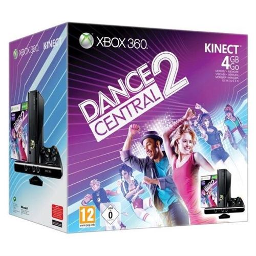 Console Xbox 360 4 Go Microsoft + capteur Kinect + Dance Central 2 État correct Microsoft (en supposant que MSOF soit une abréviation reconditionné disponible sur Fnac