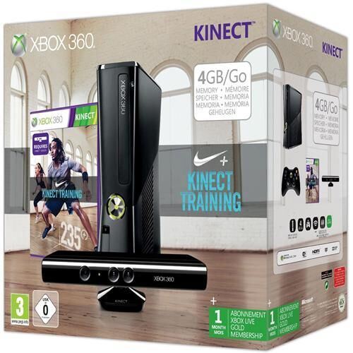 Console Xbox 360 4 Go Microsoft + Kinect + Nike Kinect Training État correct Microsoft reconditionné disponible sur Fnac