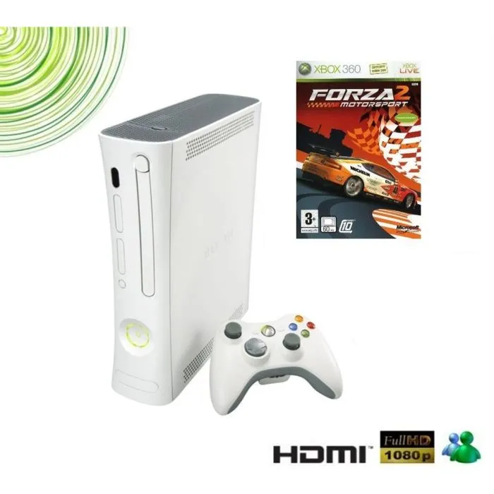 Console Xbox 360 Arcade reconditionnée + Forza Motorsport 2 - Microsoft - Blanc - Jeux darcades inclus Reconditionné - 130,00 € Console Xbox 360 Arcade reconditionnée + Forza Motorsport 2 - Microsoft - Blanc - Jeux darcades inclus Reconditionné reconditionné disponible sur Cdiscount Seconde Vie | Dero