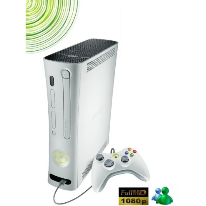 Console Xbox 360 Core Pack - Microsoft - Blanc - Manette filaire incluse Reconditionné Microsoft reconditionné disponible sur Cdiscount Seconde Vie