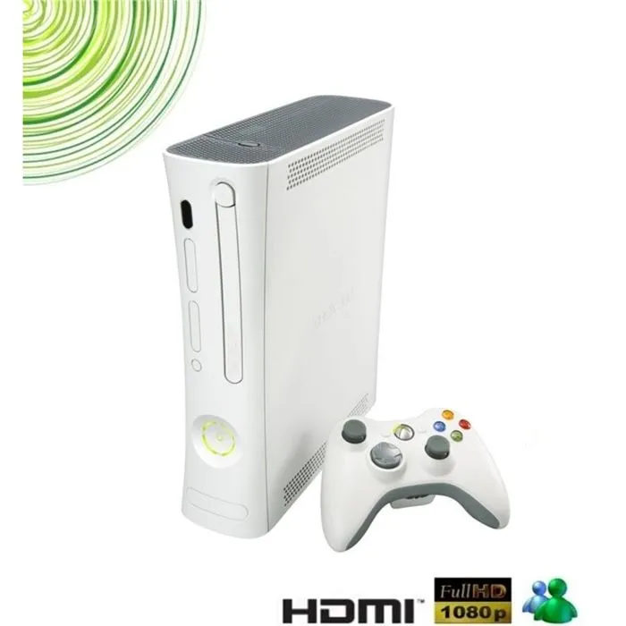 Console Xbox360 Arcade - Microsoft - Blanc - Manette sans-fil - Connectique HDMi et YUV - 256 Mo de mémoire Reconditionné Microsoft reconditionné disponible sur Cdiscount Seconde Vie