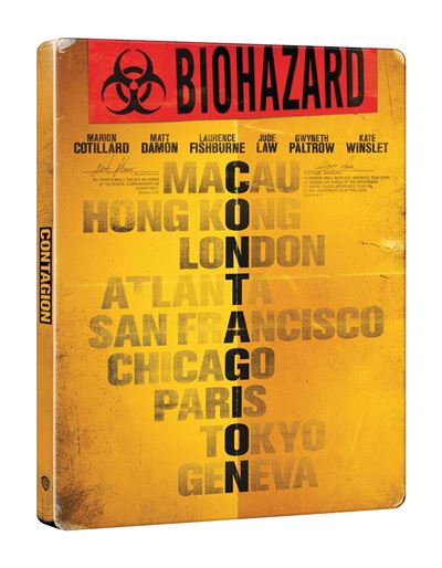 Contagion SteelBook® Exclusivité Web Blu-ray 4K Ultra HD État correct - 67,00 € Contagion SteelBook® Exclusivité Web Blu-ray 4K Ultra HD État correct reconditionné disponible sur Fnac