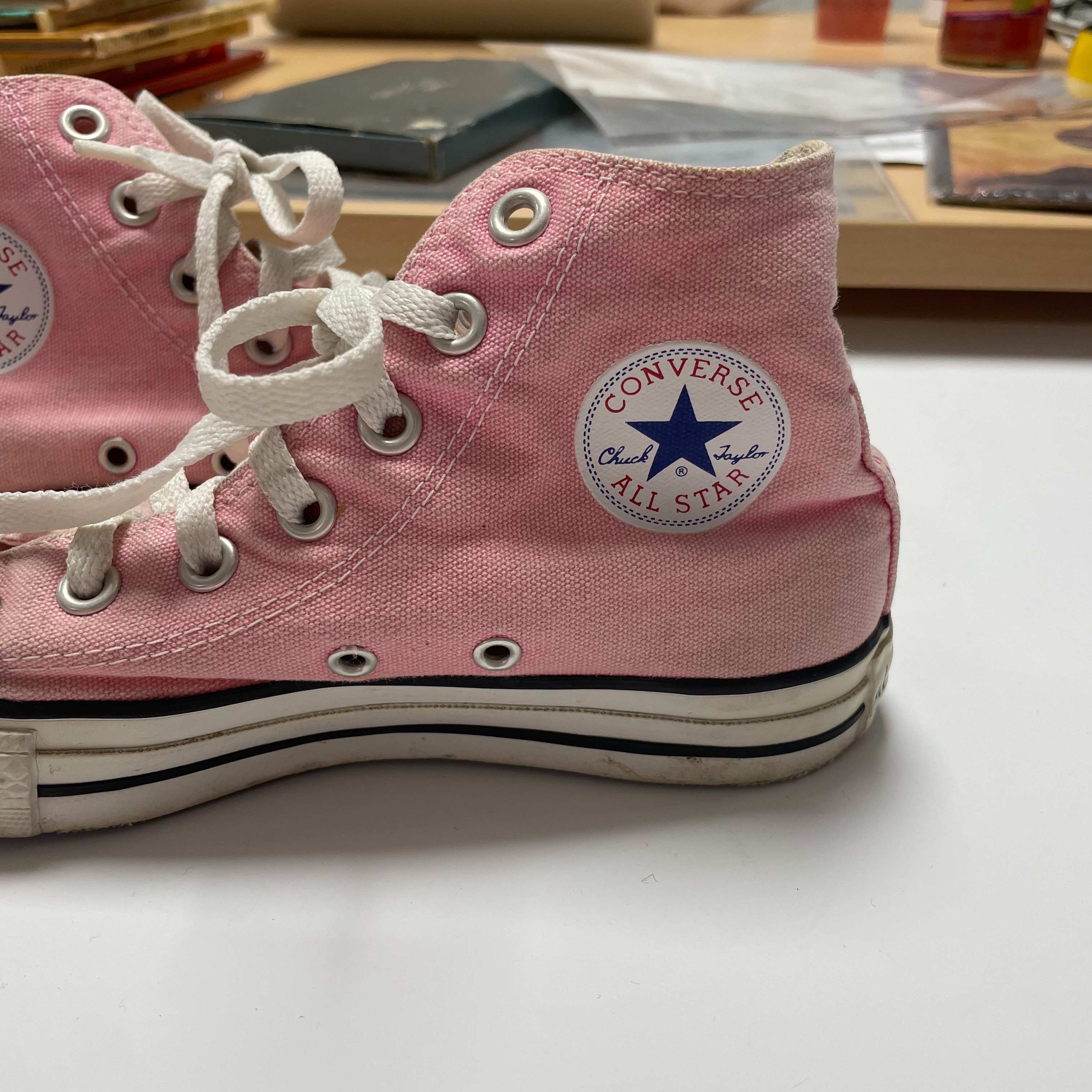 Voir photo 4 de Converse All Star montantes rose 36 femme vintage baskets sneakers casual Converse All Star montantes rose 36 femme vintage baskets sneakers casual Bon état reconditionné photo 4