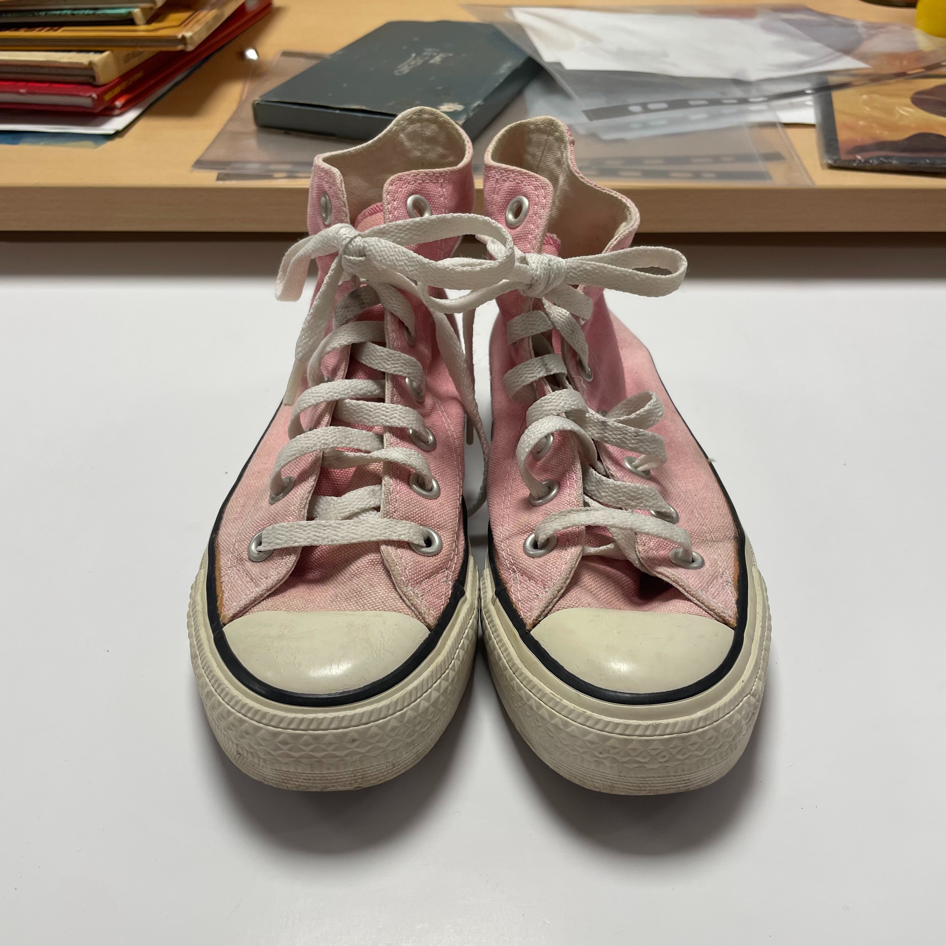 Voir photo 5 de Converse All Star montantes rose 36 femme vintage baskets sneakers casual Converse All Star montantes rose 36 femme vintage baskets sneakers casual Bon état reconditionné photo 5
