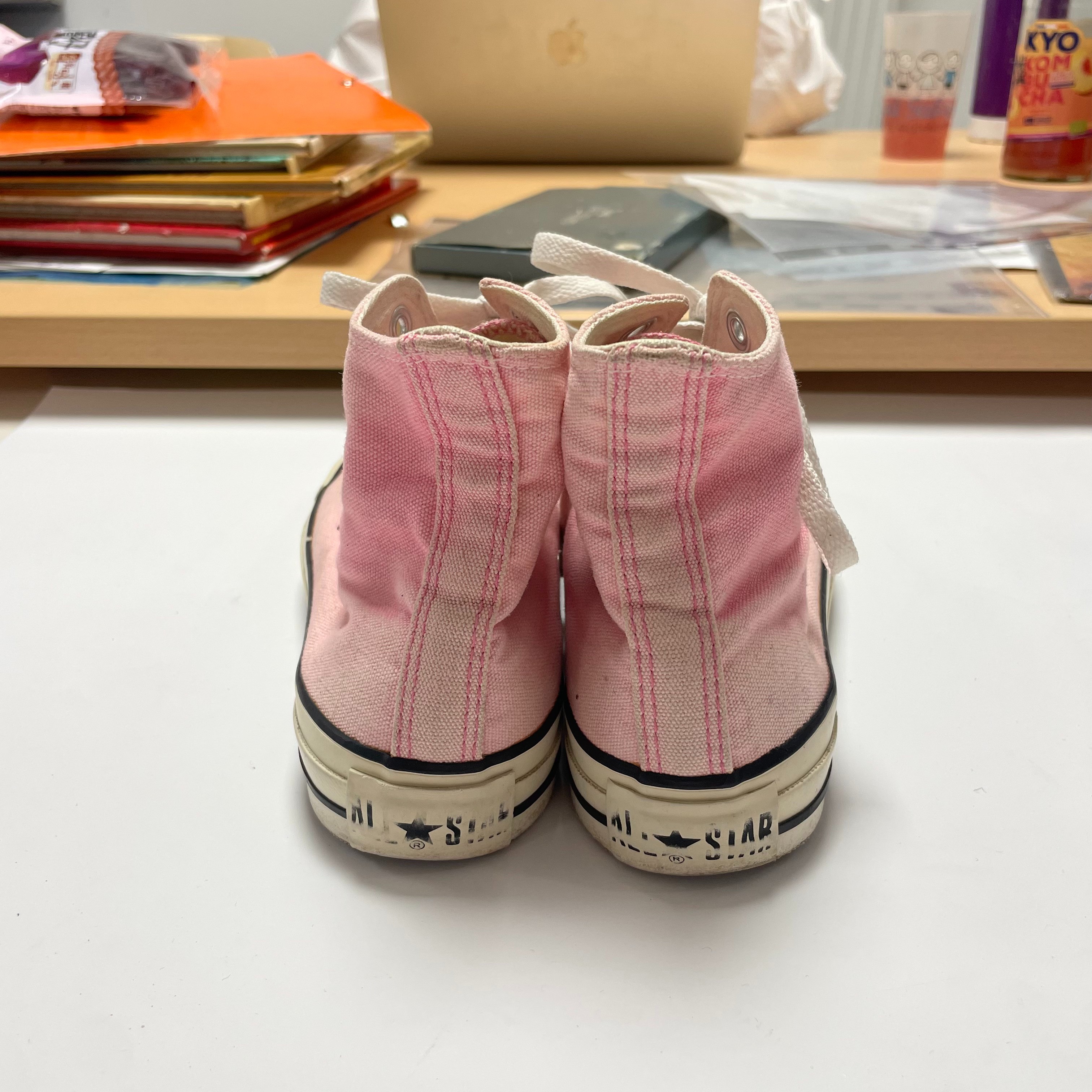 Voir photo 7 de Converse All Star montantes rose 36 femme vintage baskets sneakers casual Converse All Star montantes rose 36 femme vintage baskets sneakers casual Bon état reconditionné photo 7