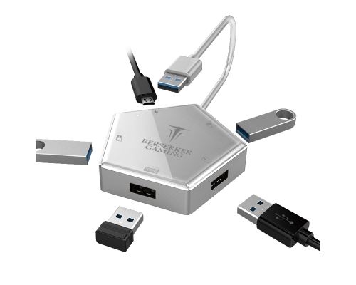 Convertisseur de jeu Alpha Omega Players Hermod avec 4 ports USB 3.0 G1 Argent État correct N/A reconditionné disponible sur Fnac