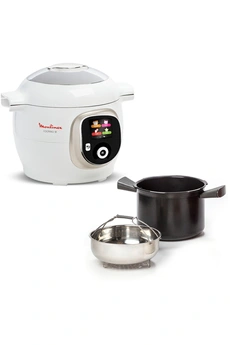 COOKEO+ MULTICUISEUR INTELLIGENT 6 PROGRAMMES, 180 RECETTES 6L BLANC CE85BA10 Très bon état - 159,00 € COOKEO+ MULTICUISEUR INTELLIGENT 6 PROGRAMMES, 180 RECETTES 6L BLANC CE85BA10 Très bon état reconditionné disponible sur Darty