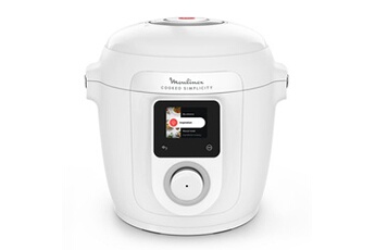 Cookeo Simplicity CE8211F0 Blanc Bon état Moulinex reconditionné disponible sur Darty