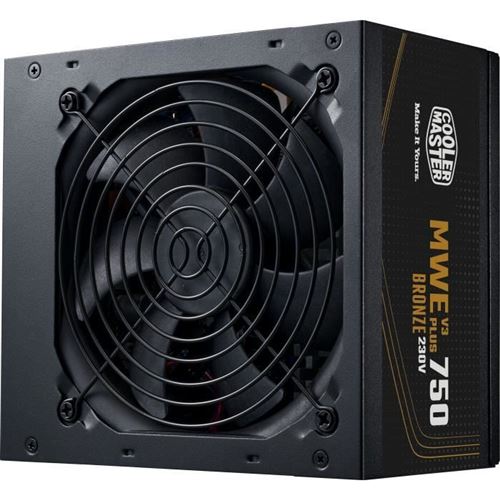 COOLER MASTER - MWE 750W V3 ATX 3.1 - Alimentation PC - 750 W État correct N/A reconditionné disponible sur Fnac