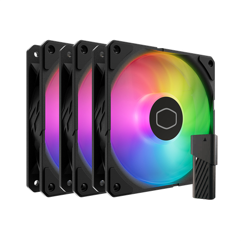 Cooler Master SickleFlow Edge 120 ARGB 3-Pack Fan Kit Boitier PC Ventilateur 12 cm Noir 1 pièce(s) - Excellent état Parfait état Cooler Master reconditionné disponible sur Pixmania