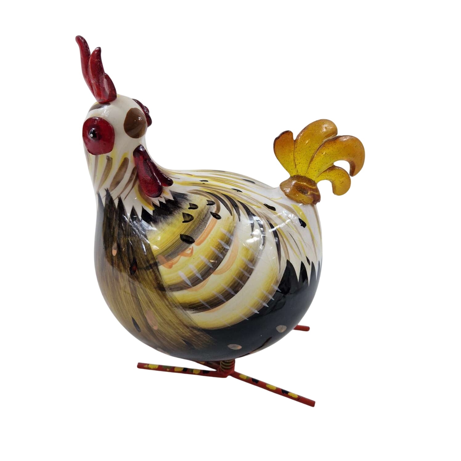 Coq en céramique Rocking Roosters Parfait état - 23,00 € Coq en céramique Rocking Roosters Parfait état reconditionné disponible sur Label Emmaüs