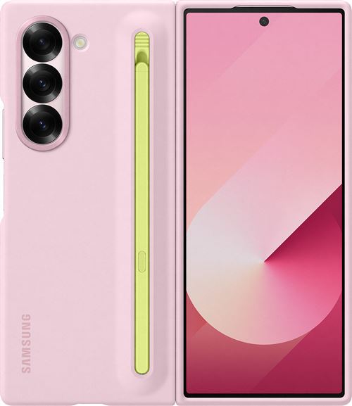 Coque avec S Pen intégré Samsung pour Samsung Galaxy Z Fold 6 Rose État correct Samsung reconditionné disponible sur Fnac