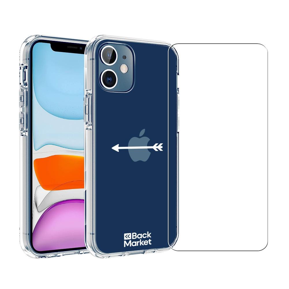 Acheter Coque Back Market iPhone 12 mini et écran de protection - Plastique 60% recyclé - Transparent Reconditionné - 17,99 € Coque Back Market iPhone 12 mini et écran de protection - Plastique 60% recyclé - Transparent Reconditionné Back Market reconditionné disponible sur Backmarket