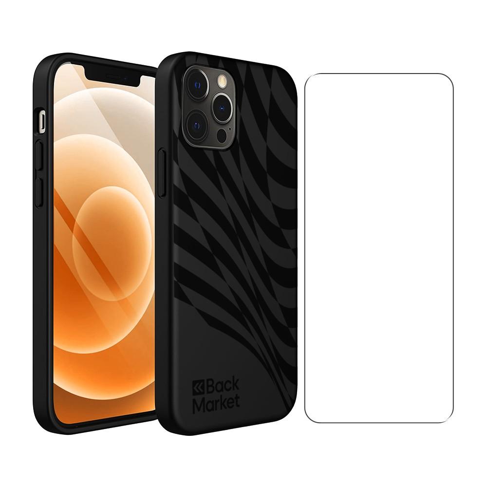 Coque Back Market iPhone 12 Pro Max et écran de protection - Plastique recyclé - Noir Reconditionné - 17,99 € Coque Back Market iPhone 12 Pro Max et écran de protection - Plastique recyclé - Noir Reconditionné Back Market reconditionné disponible sur Backmarket
