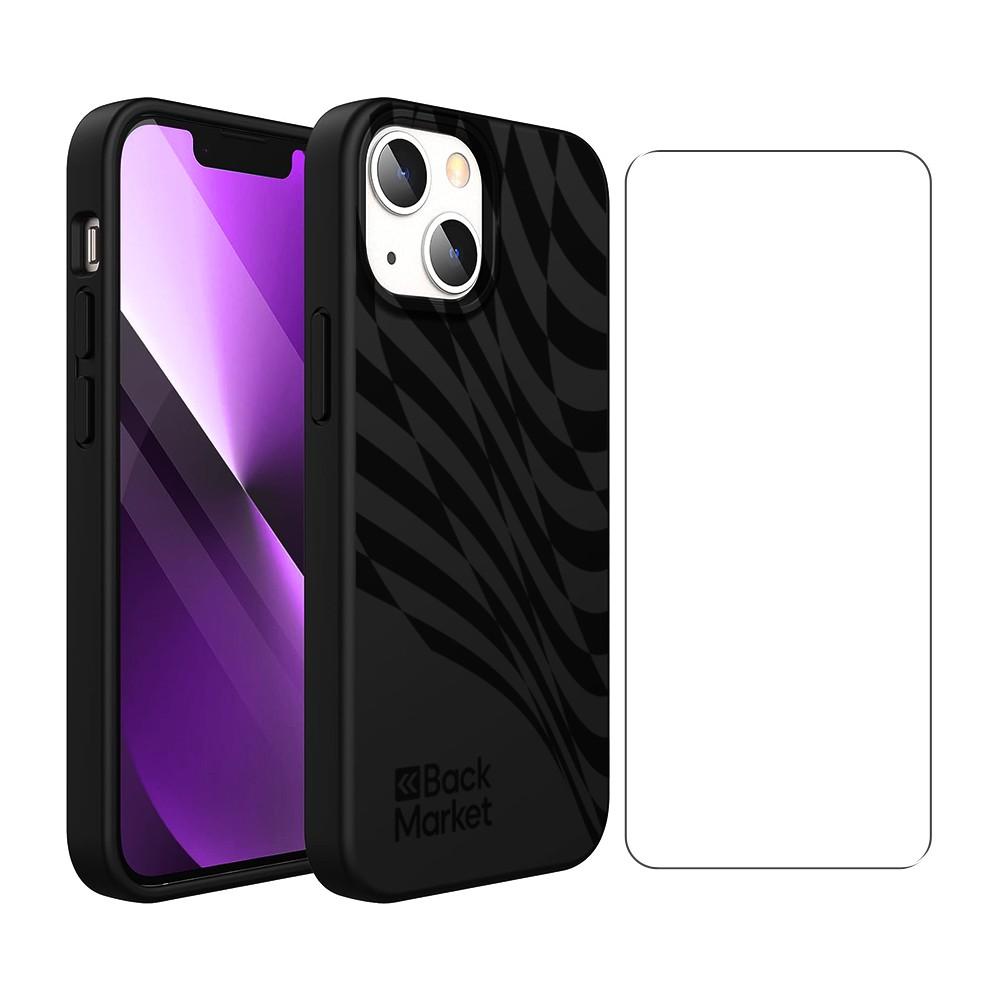 Coque Back Market iPhone 13 mini et écran de protection - Plastique recyclé - Noir Reconditionné - 17,99 € Coque Back Market iPhone 13 mini et écran de protection - Plastique recyclé - Noir Reconditionné Back Market reconditionné disponible sur Backmarket