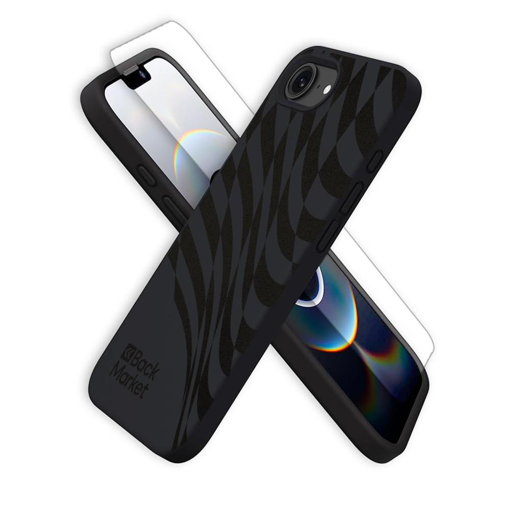 Coque Back Market iPhone 16e et écran de protection - Plastique recyclé - Noir Reconditionné - 17,99 € Coque Back Market iPhone 16e et écran de protection - Plastique recyclé - Noir Reconditionné Back Market reconditionné disponible sur Backmarket