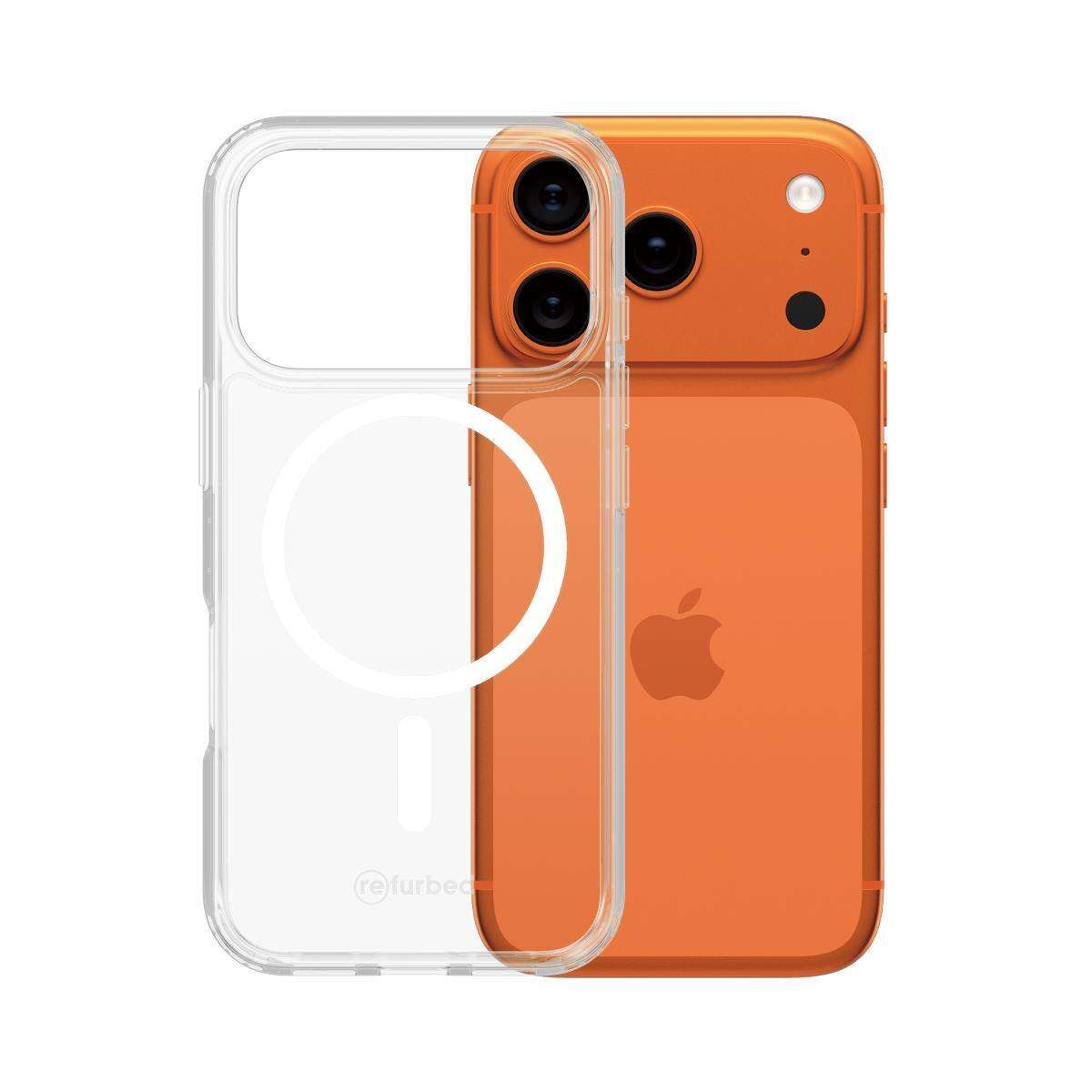 Coque de téléphone MagSafe durable Refurbed iPhone 17 Pro Parfait état PanzerGlass reconditionné disponible sur Refurbed