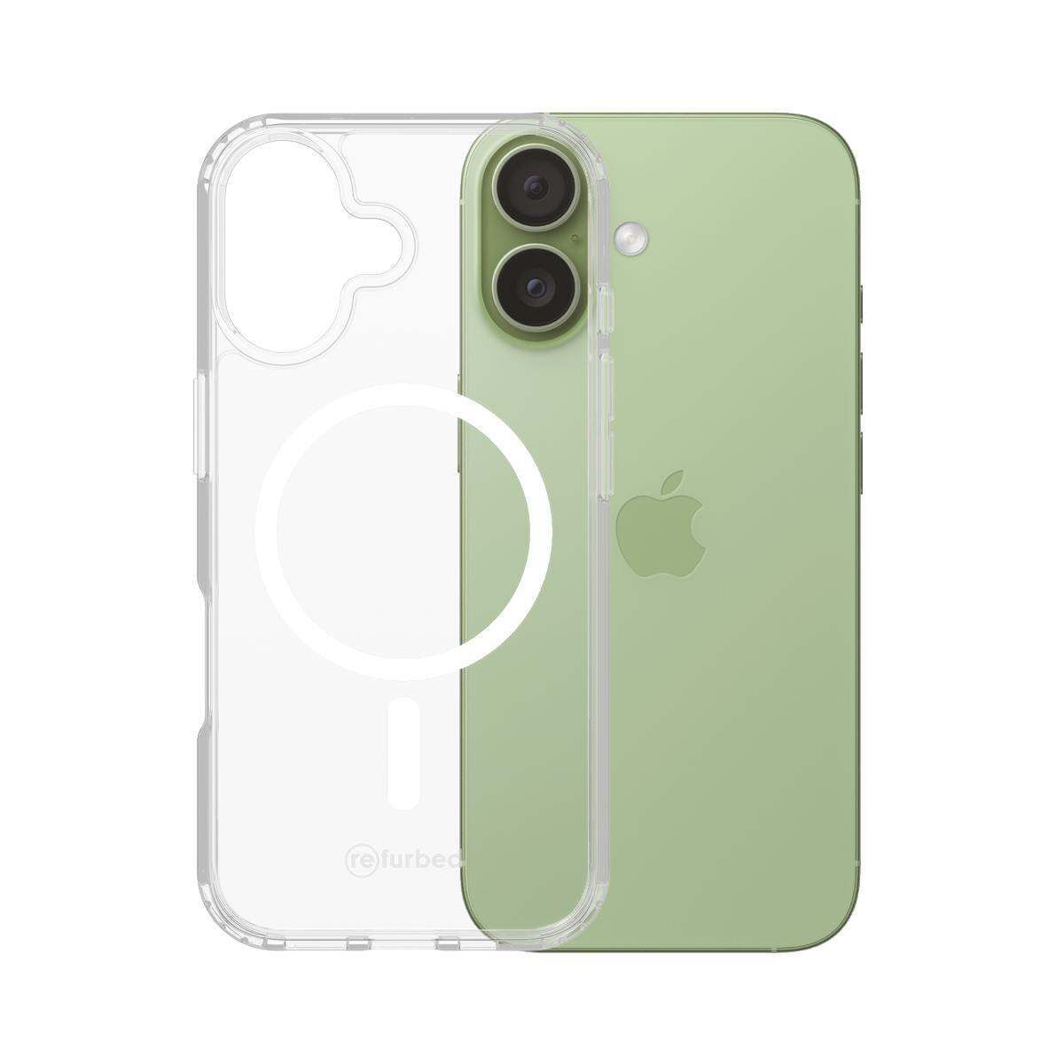 Coque de téléphone MagSafe durable Refurbed iPhone 17 Parfait état PanzerGlass reconditionné disponible sur Refurbed