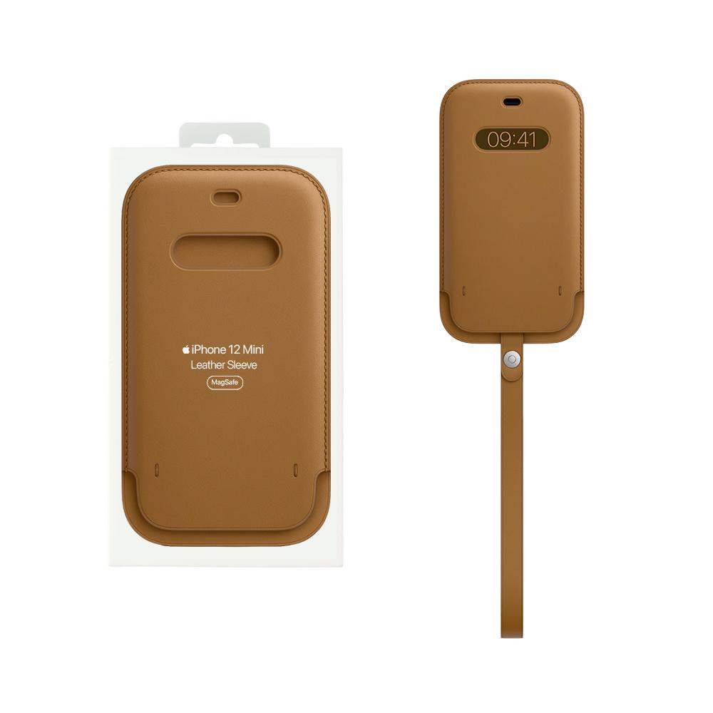 Coque en cuir Apple iPhone 12 mini - Magsafe - Cuir Marron Reconditionné Apple reconditionné disponible sur Backmarket