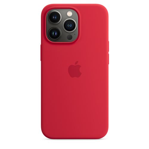 Coque en silicone Apple avec MagSafe pour iPhone 13 Pro - (PRODUCT)RED État correct Apple reconditionné disponible sur Fnac