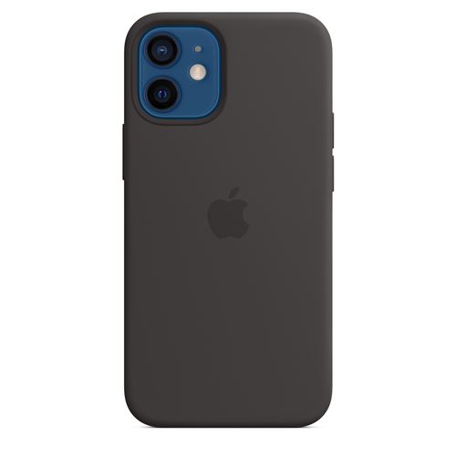 Coque en silicone Apple MagSafe pour iPhone 12 mini Noir État correct Apple reconditionné disponible sur Fnac