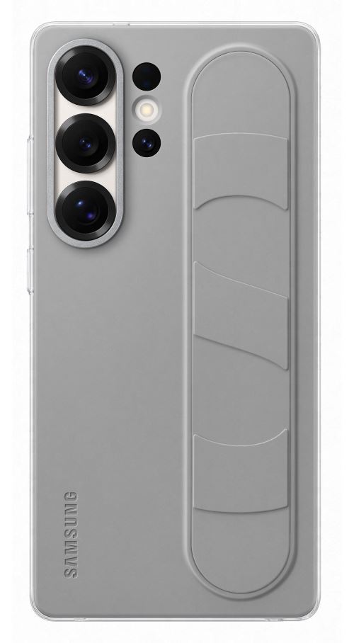 Coque en silicone avec lanière et support gris pour Samsung Galaxy S25 Ultra État correct Samsung reconditionné disponible sur Fnac