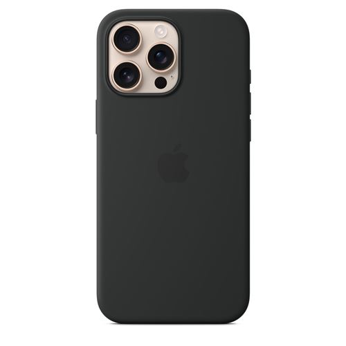 Coque en silicone avec MagSafe pour iPhone 16 Pro Max Noir État correct Apple reconditionné disponible sur Fnac