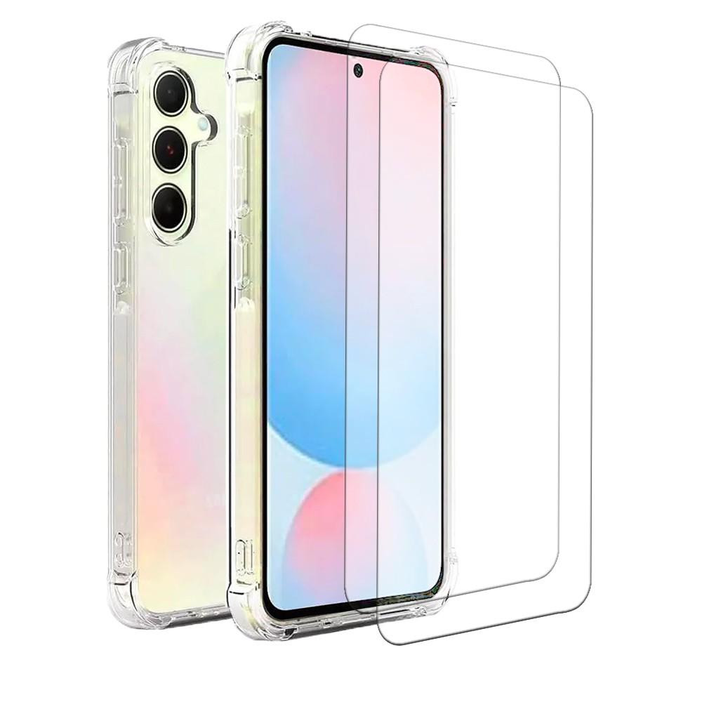 Acheter Coque Galaxy A56 et 2 écrans de protection - TPU - Transparent Reconditionné - 19,99 € | Dero Coque Galaxy A56 et 2 écrans de protection - TPU - Transparent Reconditionné N/A reconditionné disponible sur Backmarket | Dero