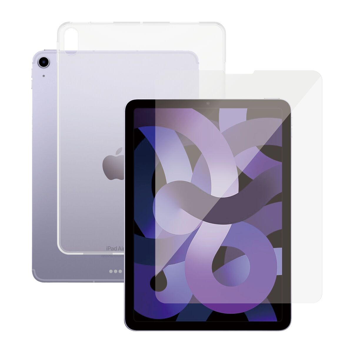 Coque iPad transparente et protection d'écran PanzerGlass iPad Air (2020-2022) 10.9" Parfait état PanzerGlass reconditionné disponible sur Refurbed | Dero