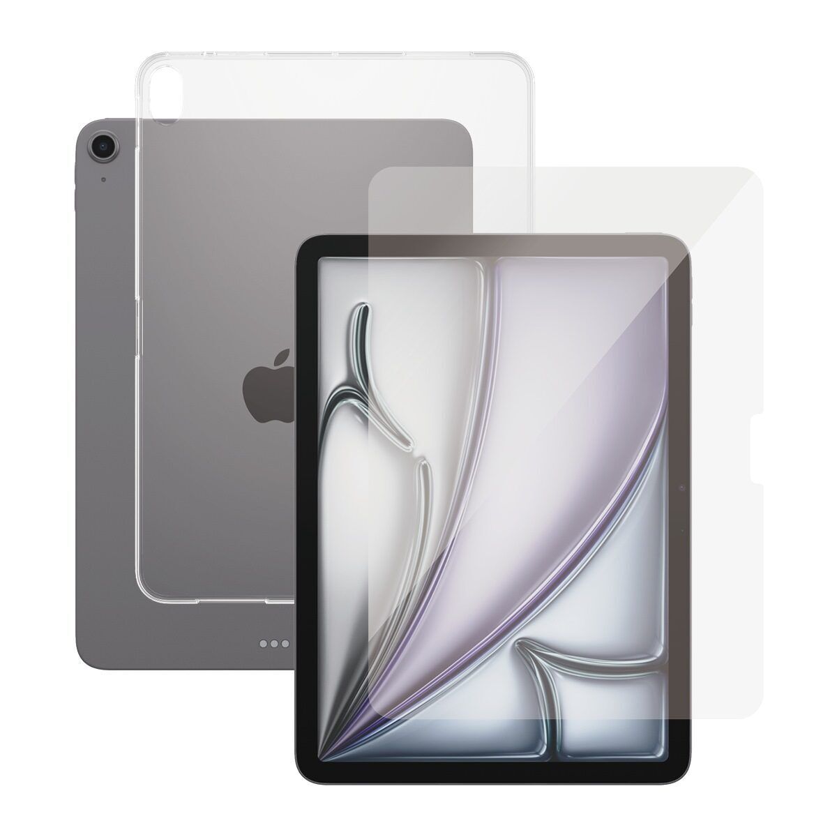 Coque iPad transparente et protection d'écran PanzerGlass iPad Air (2024-2025) 11" Parfait état PanzerGlass reconditionné disponible sur Refurbed | Dero