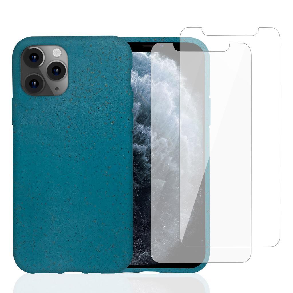 Acheter Coque iPhone 11 Pro et 2 écrans de protection - Matière naturelle - Bleu Reconditionné - 19,99 € Coque iPhone 11 Pro et 2 écrans de protection - Matière naturelle - Bleu Reconditionné N/A reconditionné disponible sur Backmarket