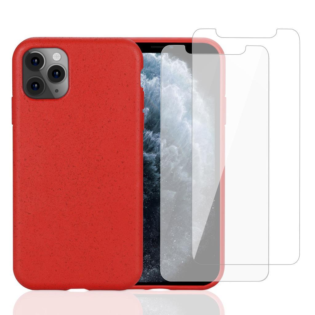 Acheter Coque iPhone 11 Pro et 2 écrans de protection - Matière naturelle - Rouge Reconditionné - 19,99 € Coque iPhone 11 Pro et 2 écrans de protection - Matière naturelle - Rouge Reconditionné N/A reconditionné disponible sur Backmarket
